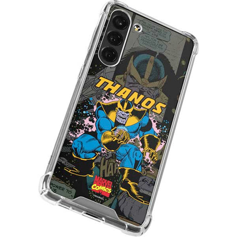 Marvel Classic Comics Thanos Galaxy S24 FE Clear Case